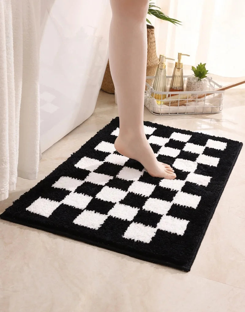 Tapis de Bain Damier