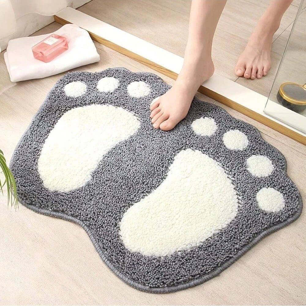 Tapis de Bain en Forme de Pied