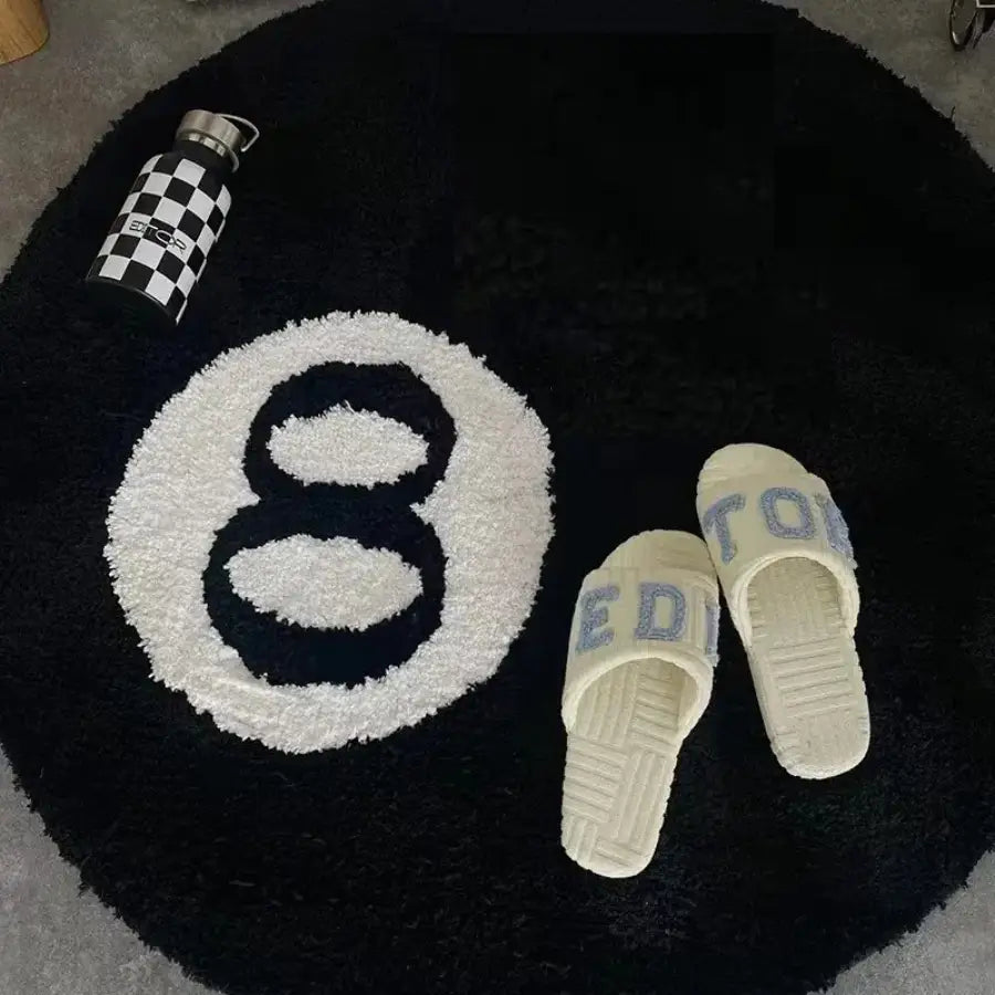 Tapis Boule Billard Noir