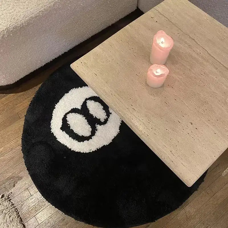 Tapis Boule Billard Noir