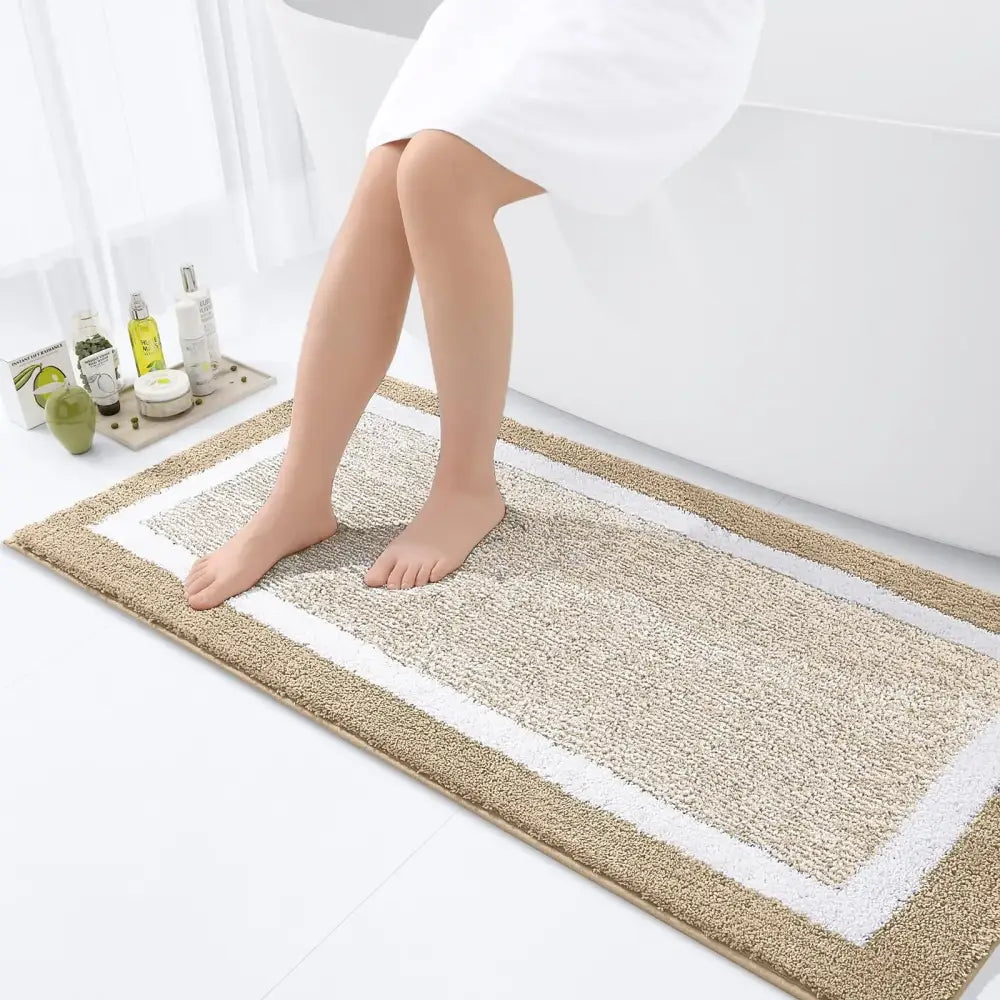 Tapis de Bain Beige Clair