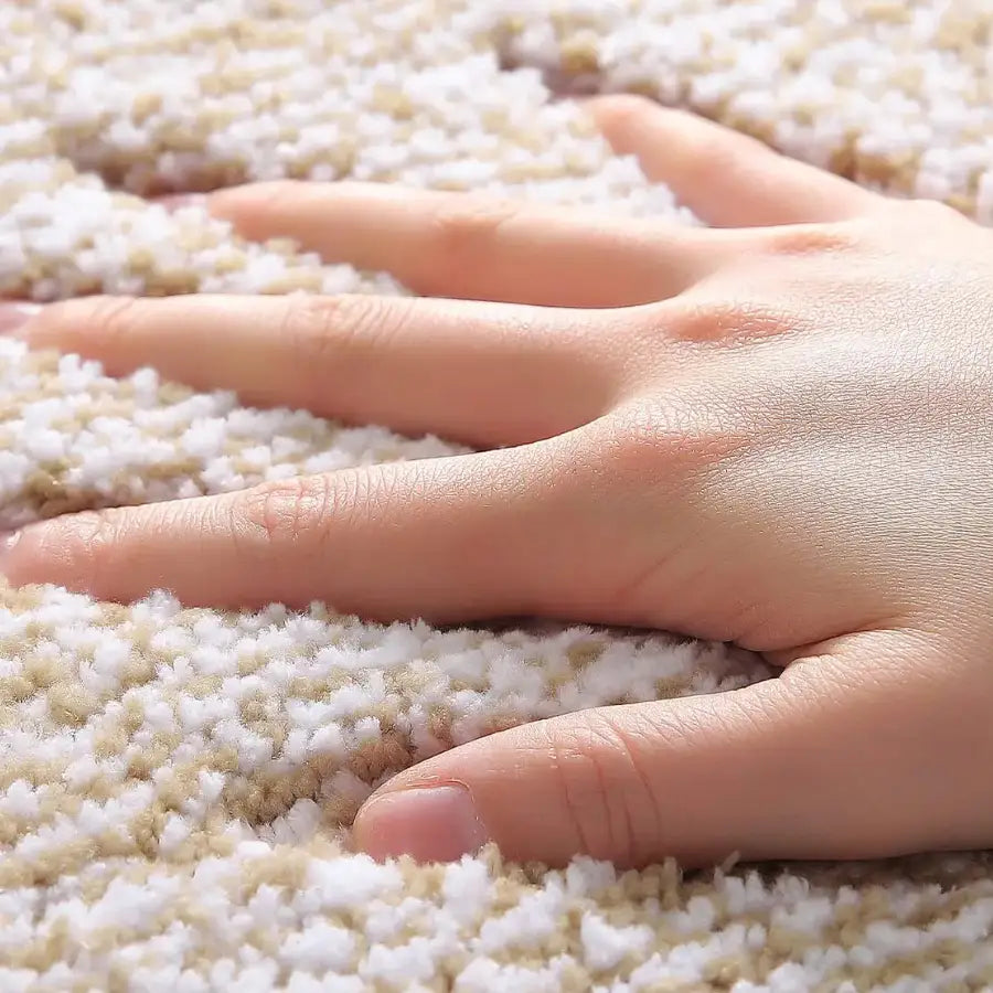 Tapis de Bain Beige Clair