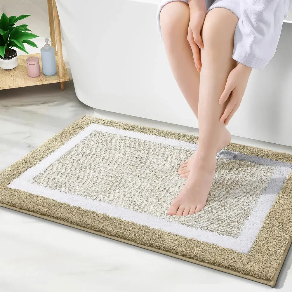 Tapis de Bain Beige Clair - Beige / 41x61cm
