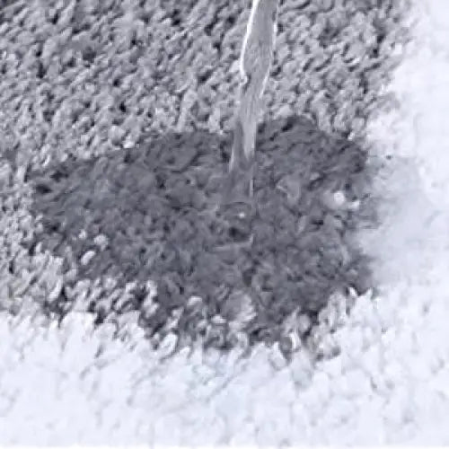 Tapis de Bain Gris et Blanc