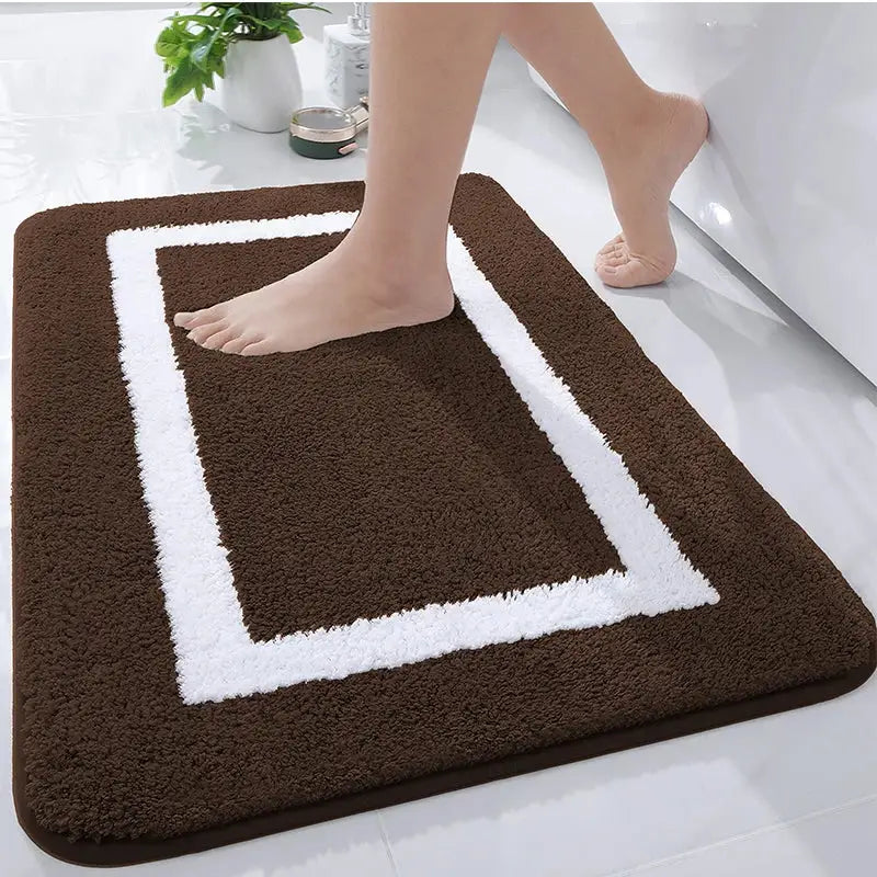 Tapis de Bain Marron Chocolat - marron chocolat / 41x61cm