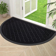 Tapis d’Entrée Demi Lune - noir / 43x75cm