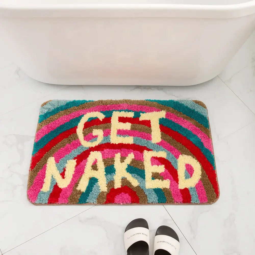 Tapis Get Naked - multicolore / 40x60cm