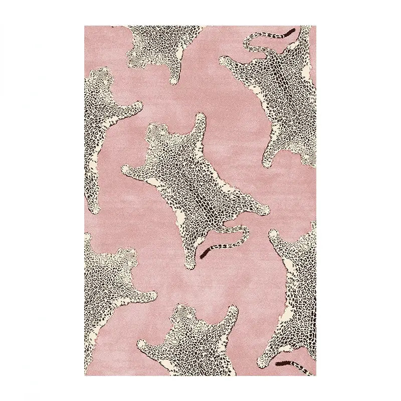 Tapis Leopard Rose - 80x120cm