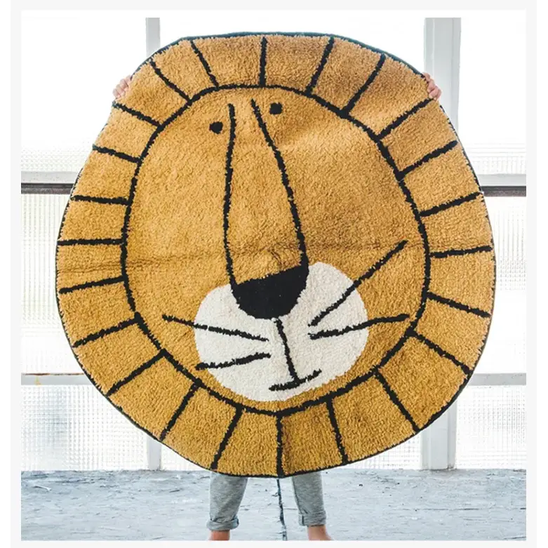 Tapis Lion Rond