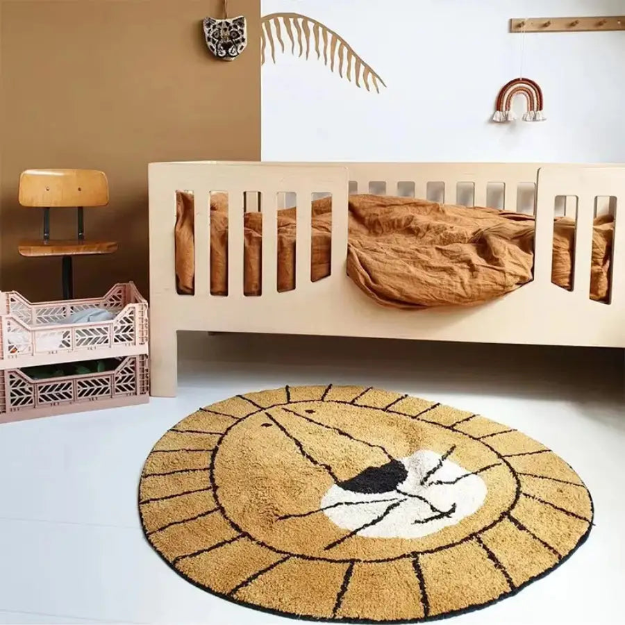 Tapis Lion Rond
