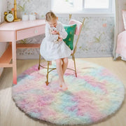 Tapis Multicolore Rond - 100cm