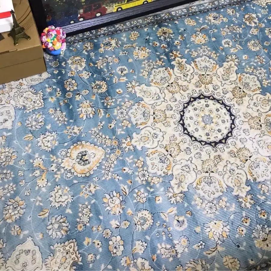 Tapis Oriental Bleu