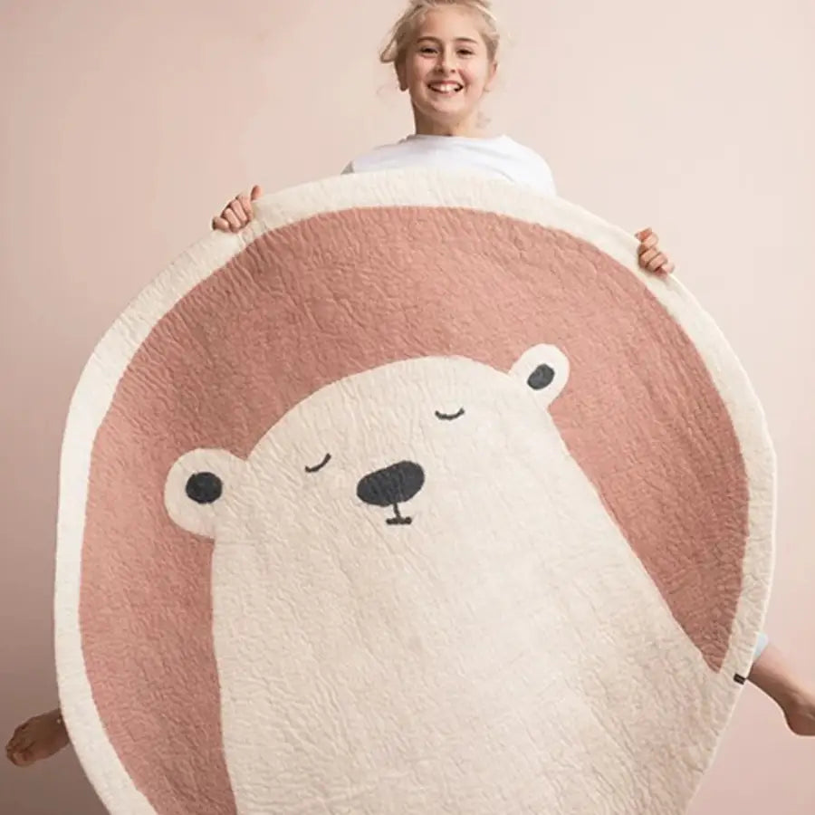Tapis Ours Blanc