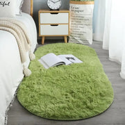 Tapis Ovale Vert - vert / 40X60cm