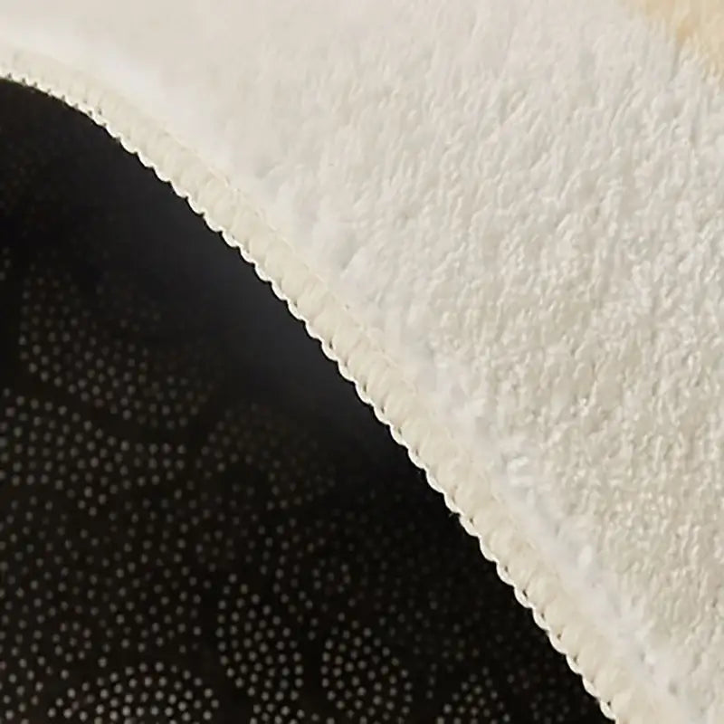 Tapis Rond a Pois