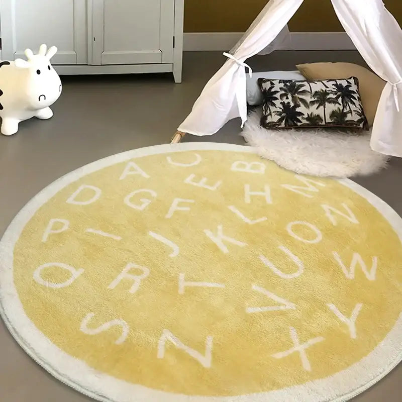 Tapis Rond Alphabet
