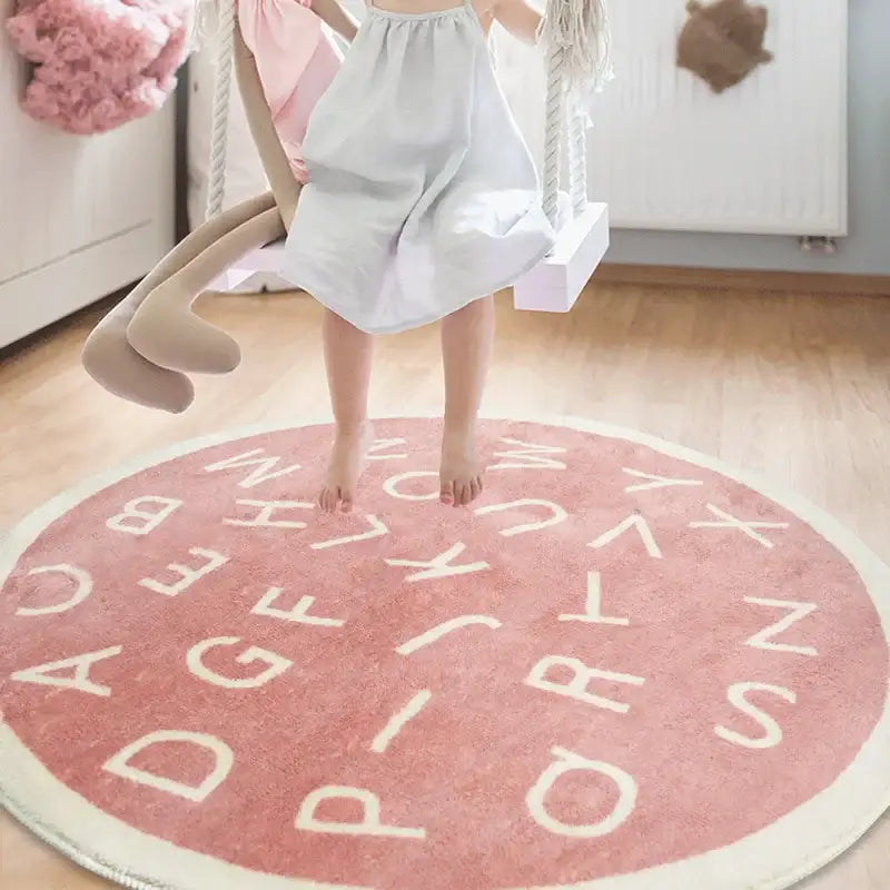 Tapis Rond Alphabet