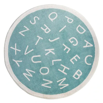 Tapis Rond Alphabet
