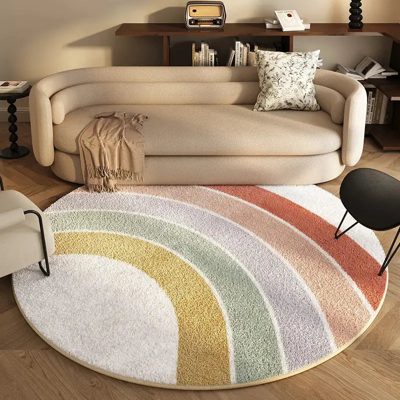 Tapis Rond Arc en Ciel - 1 / 80x80cm
