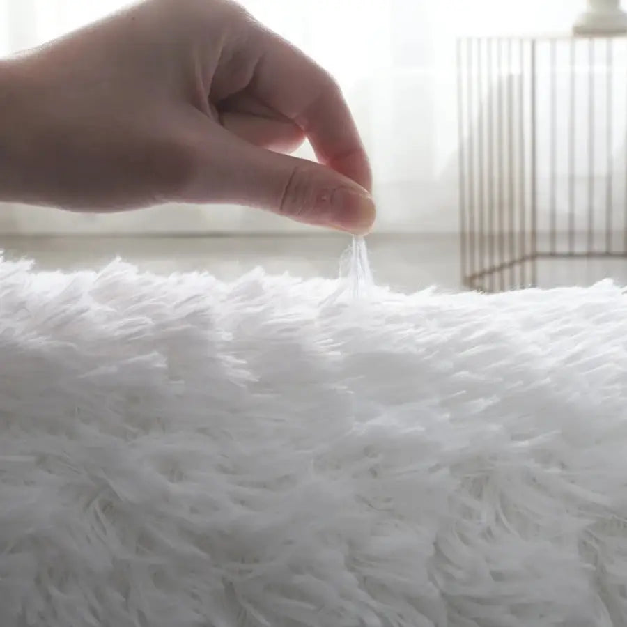 Tapis Rond Blanc
