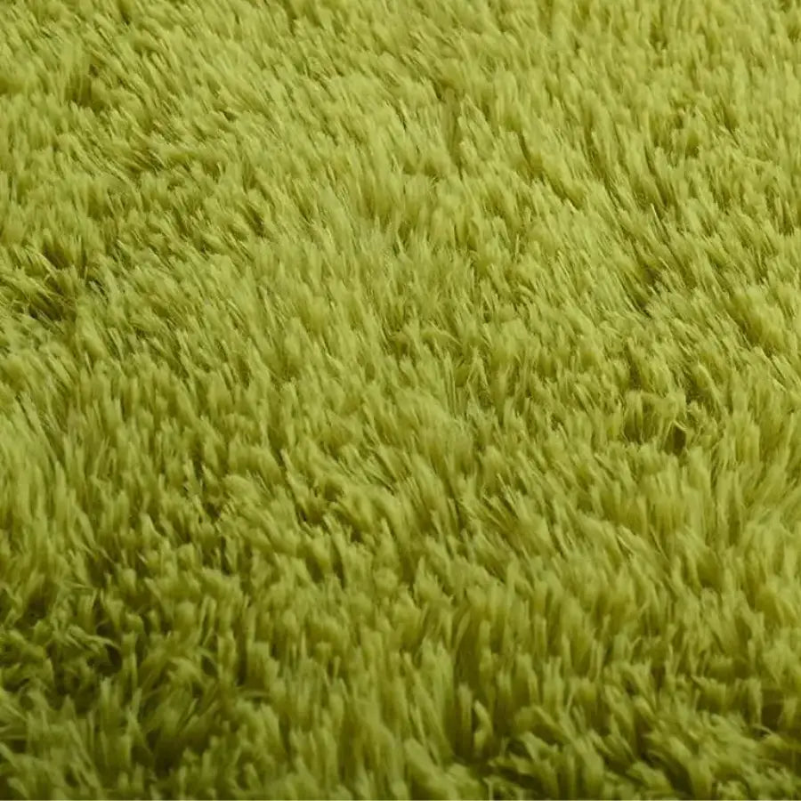 Tapis Rond Vert Kaki