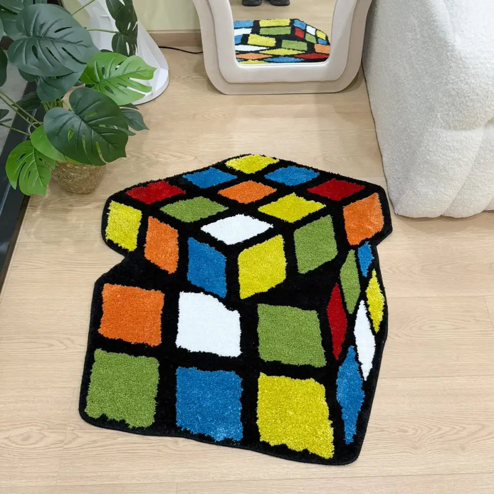 Tapis Rubik’s Cube - 86X80 cm