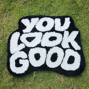 Tapis You Look Good - noir / 50x60cm
